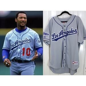 Los Angeles Dodgers 2000s RAWLINGS Authentic jersey 52 2XL gray road MLB vintage